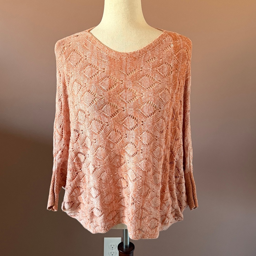 Daytrip Open Knit Dolman Sweater